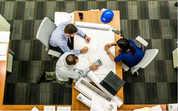 People discussing work practice controls